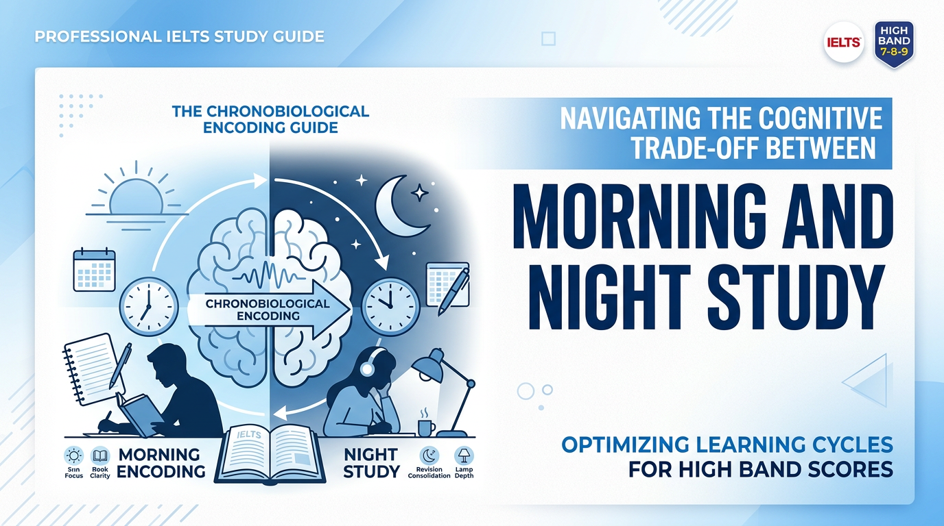 Chronobiological Encoding: Navigating the Cognitive Trade-off Between Morning and Night Study