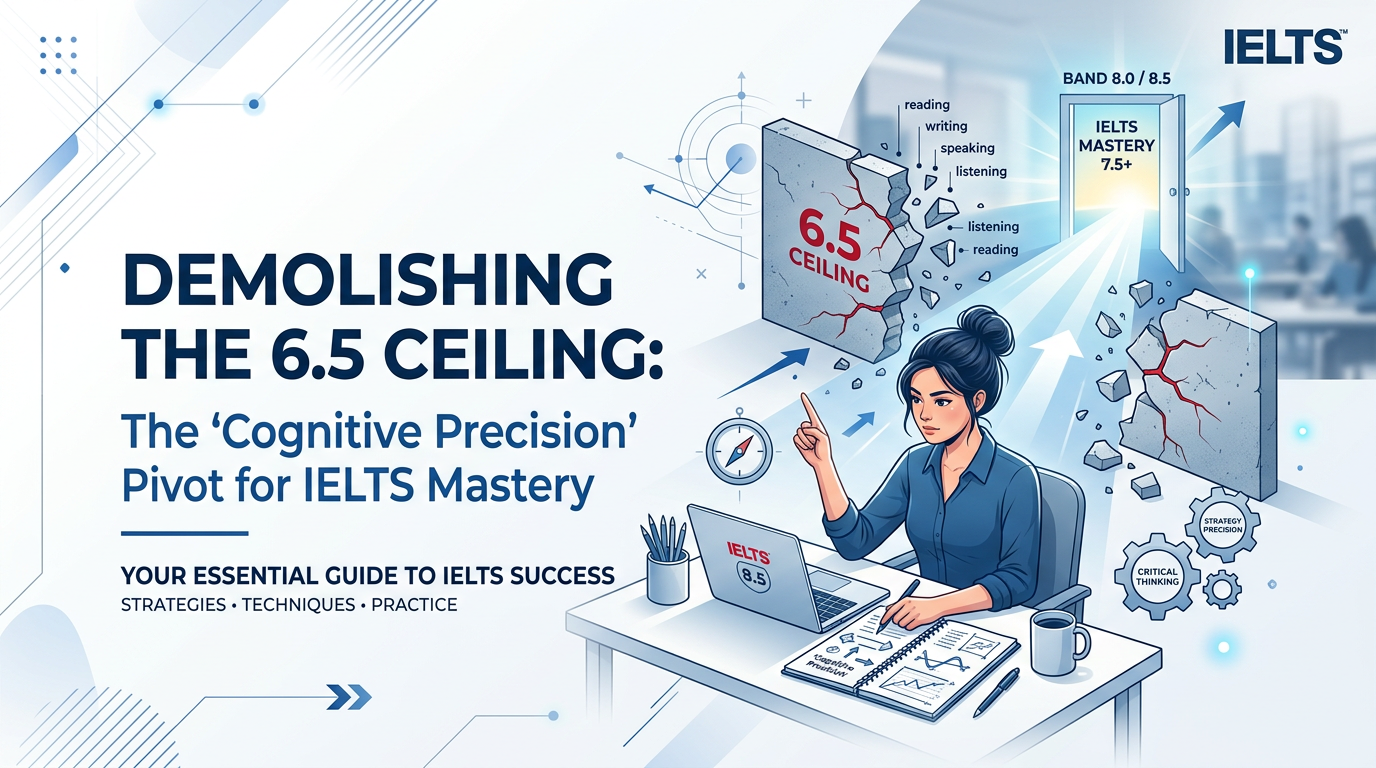Demolishing the 6.5 Ceiling: The 'Cognitive Precision' Pivot for IELTS Mastery