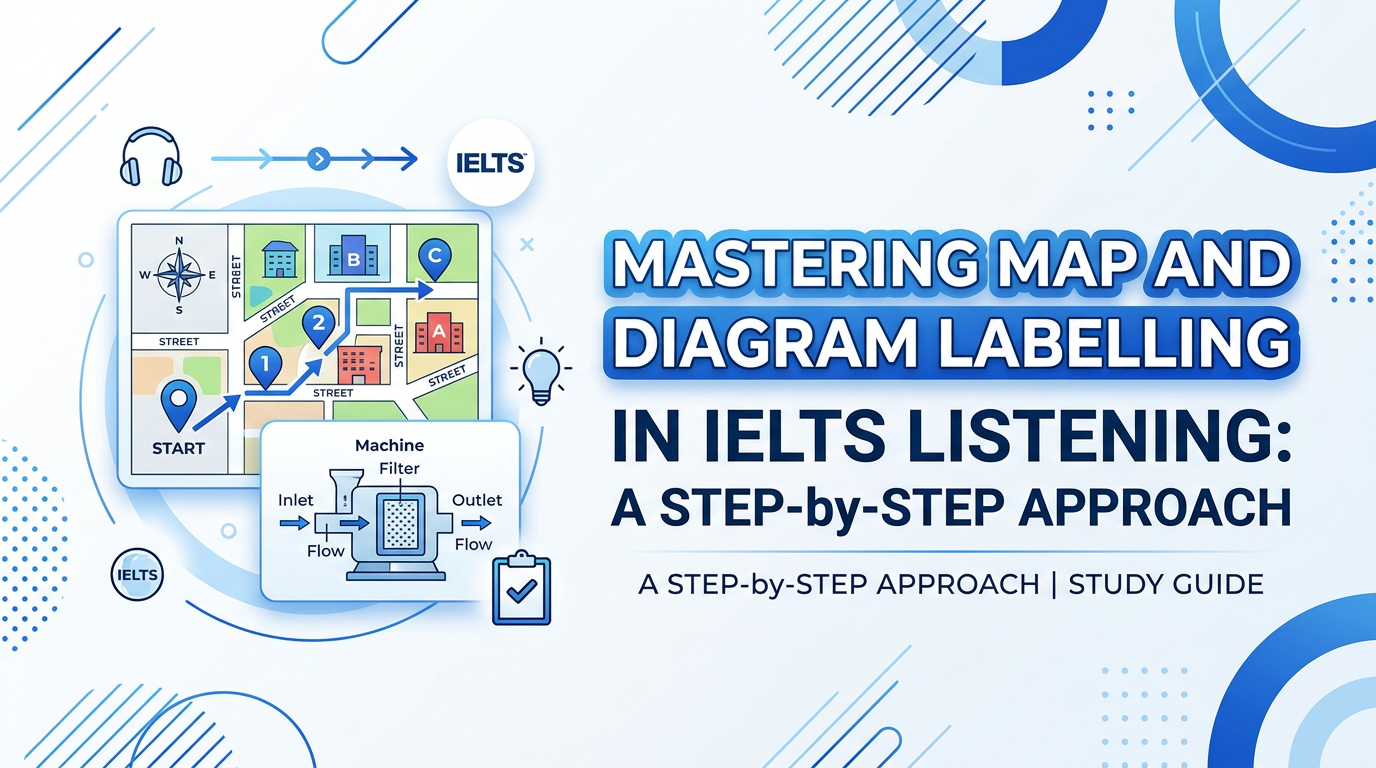 Mastering Map and Diagram Labelling in IELTS Listening: A Step-by-Step Approach