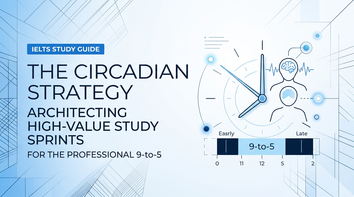 The Circadian Strategy: Architecting High-Value Study Sprints for the Professional 9-to-5