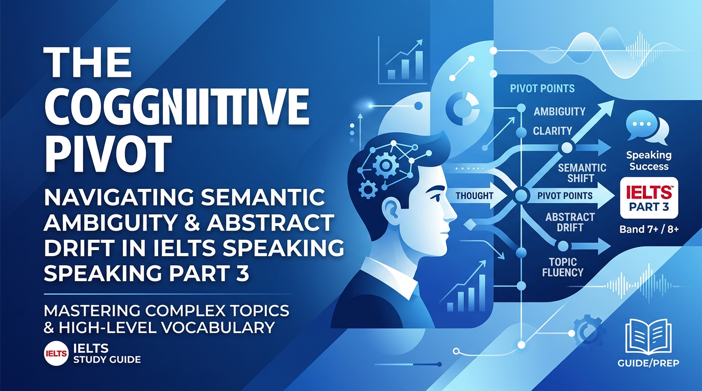 The Cognitive Pivot: Navigating Semantic Ambiguity and Abstract Drift in IELTS Speaking Part 3
