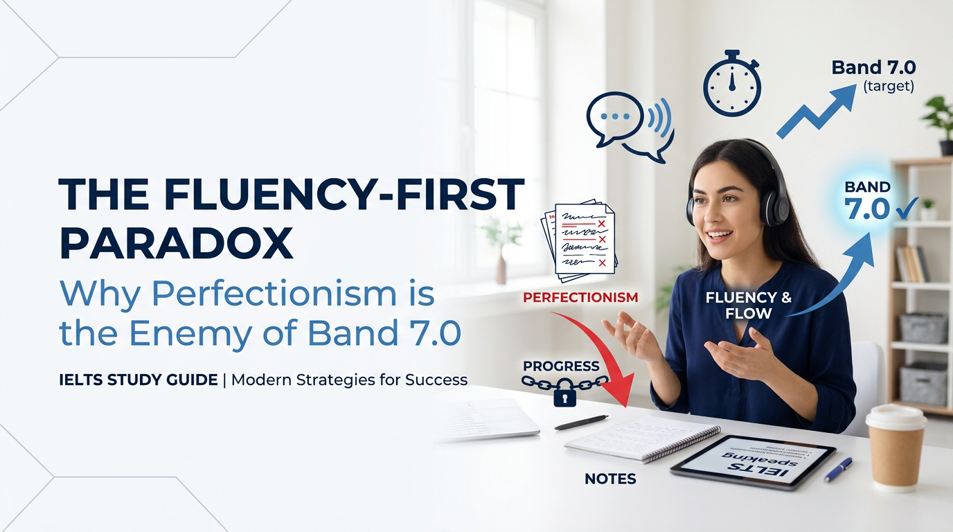 The Fluency-First Paradox: Why Perfectionism is the Enemy of Band 7.0